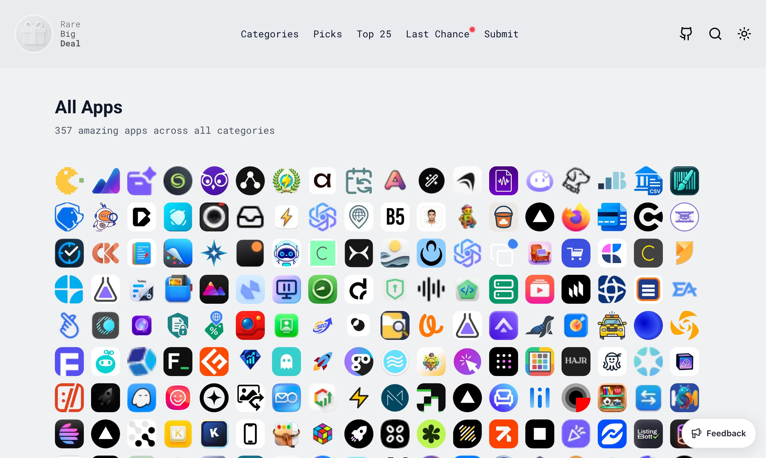 Rare Big Deal Product Snapshot